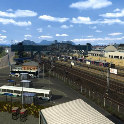 Serinathea railway station & the central bus station