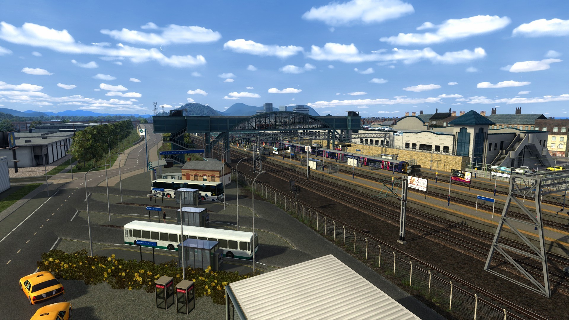 Serinathea railway station & the central bus station